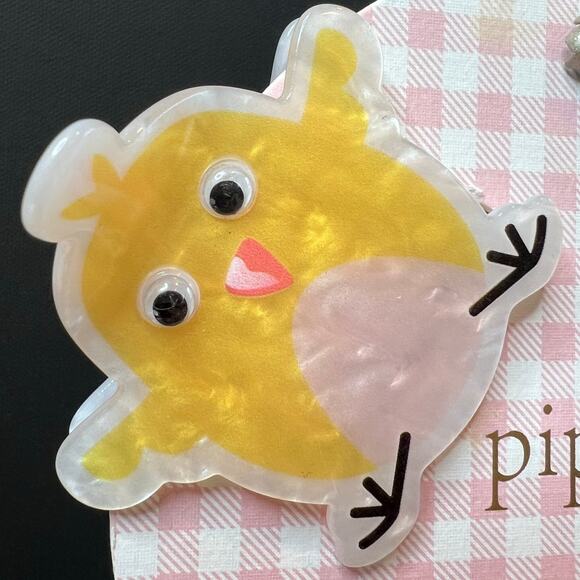 Piper k Easter Spring Hair Accessories Chick Bunny Carrot Set of 3 - Picture 5 of 6